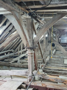 Medieval roof repair