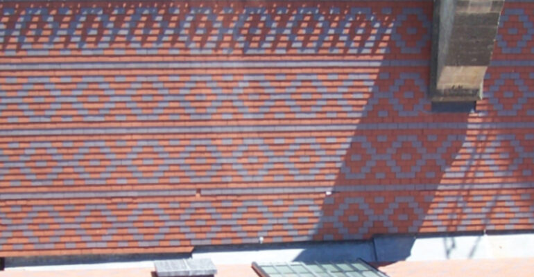 Tiles in geometric patterns